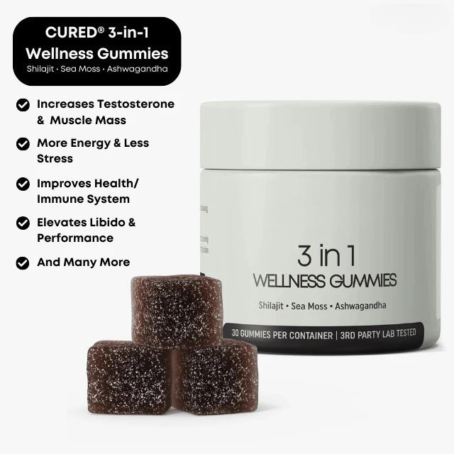 Household Cure 3-in-1 Men's Shilajit Soft Candy
