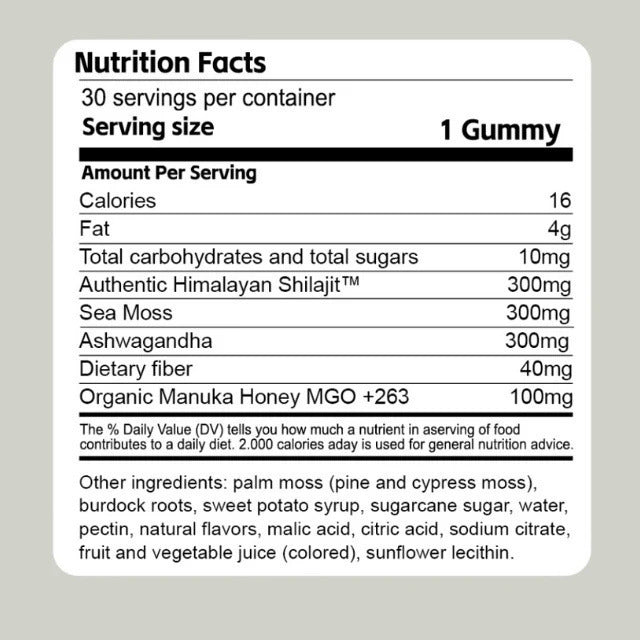 Household Cure 3-in-1 Men's Shilajit Soft Candy