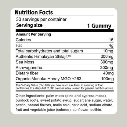 Household Cure 3-in-1 Men's Shilajit Soft Candy