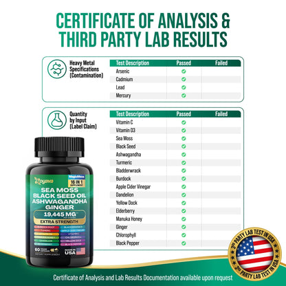 Dynamic Vitality Boost Duo Supplement – Sea Moss & Shilajit