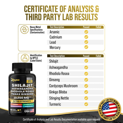 Dynamic Vitality Boost Duo Supplement – Sea Moss & Shilajit